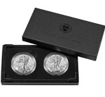 American Eagle 2021 One Ounce Silver Reverse Proof Two-Coin Set Designer Edition