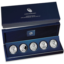 2011 Silver Eagle 25th Anniversary Set A25